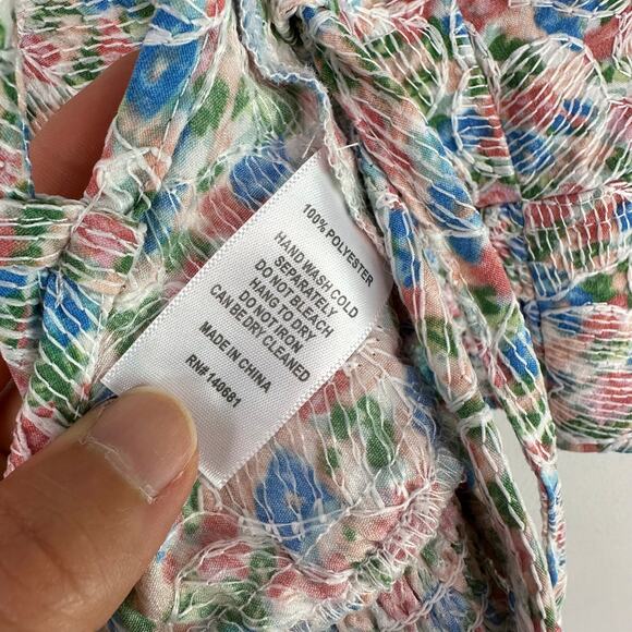 Unique Vintage Floral Print Halter Crop Top - Picture 7 of 8